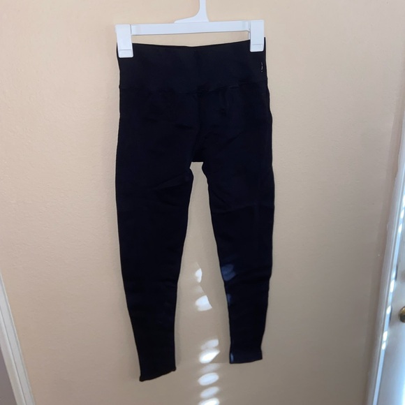 Super cute black yoga athletic leggings workout tights gym active wear bottoms - Picture 8 of 9